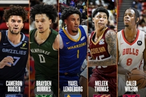 NBA夏联一阵:双MVP伦德博格领衔 布泽尔&骑士次轮秀托马斯在列