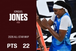 大满贯!琼奎尔·琼斯拿过MVP+FMVP+AMVP+总裁杯MVP WNBA历史首人