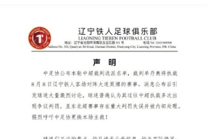媒体人谈铁人声明:世界足坛少见,洋哨也不能说判罚就没问题