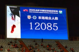 上座率不到四成!泰山主场1-1新鹏城,仅12085名球迷现场观战