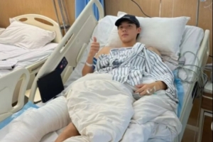 李嗣镕手术后社媒晒照:非常不幸再次遭遇伤病,养好伤重新出发